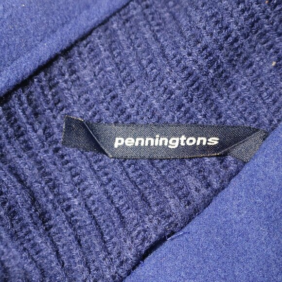 Penningtons Royal Blue Button Coat – Women’s Plus Size 3X - Picture 14 of 16